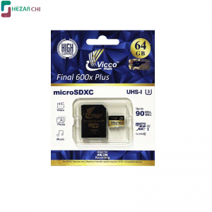 کارت حافظه microSDXC ویکومن مدل 600x plus ظرفیت 64 گیگ