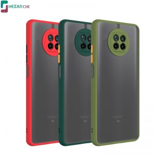 Matte back cover with protective lens suitable Note9-5G
