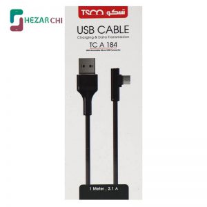 کابل USB به microUSB تسکو TC-A184 طول ۱ متر