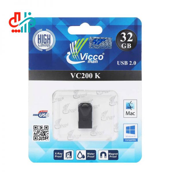 فلش مموری Vicco man مدل vc200 k USB2.0 32GB