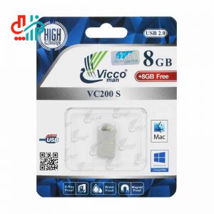 فلش مموری Vicco man VC200 S USB2.0 8GB (+8GB FREE)