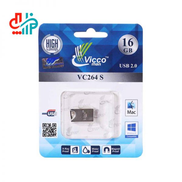فلش مموری Vicco man مدل vc264s USB2.0 16GB