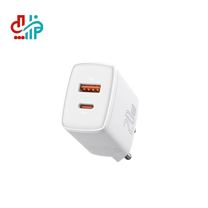 شارژر دیواری 20 وات باسئوس مدل RF CCXJ-B02 - فروشگاه آنلاین هزار چی